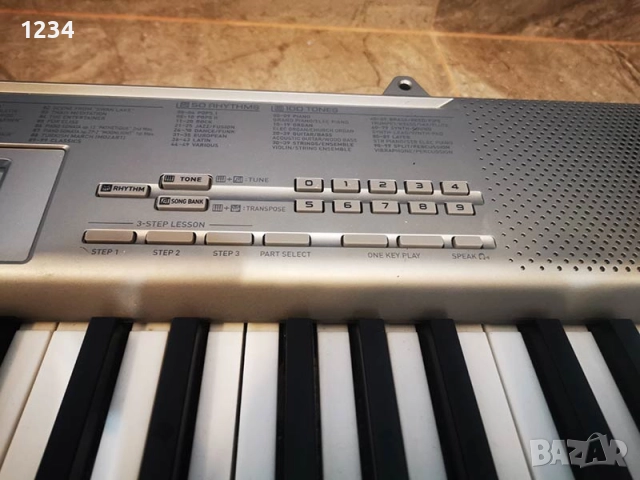 синтезатор клавир CASIO LK-125 пиано с плътни светещи клавиши 5 октави, снимка 7 - Синтезатори - 51981369