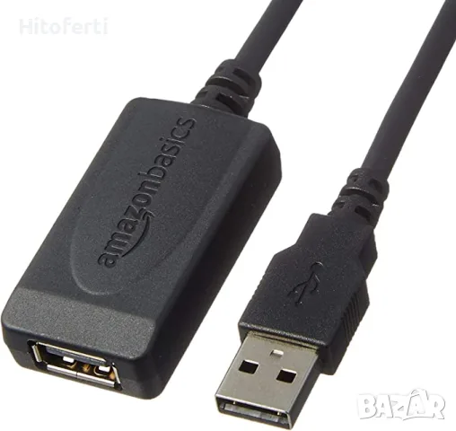 Удължителен кабел Amazon Basics USB 2.0