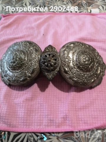 Пафти сребърни Карловски пафти. , снимка 3 - Антикварни и старинни предмети - 52332089