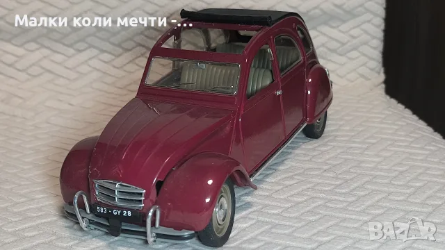 метална количка Ситроен,мащаб 1:18, снимка 2 - Колекции - 56516998