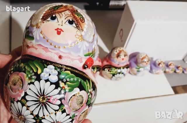 Руски кукли-матрьошки, снимка 2 - Кукли - 52487077