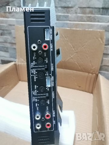 Усилвател 4 канален за автомобил AUNA 2400W мощни 6,5 високоговорители с изходящи 800W и 92dB SPL, снимка 8 - Други - 42764046