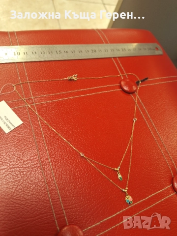 Дамско златно колие - 2,92 гр., снимка 3 - Колиета, медальони, синджири - 52197248