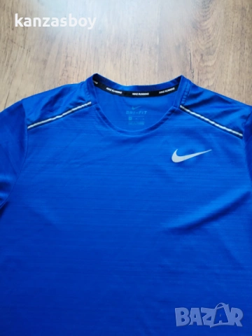 Nike Miler Short Sleeve Men's Running Tee - страхотна мъжка тениска Л, снимка 3 - Тениски - 54334136