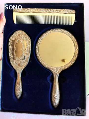 Луксозен Дамски Посребрен Комплект, снимка 4 - Други - 50597715