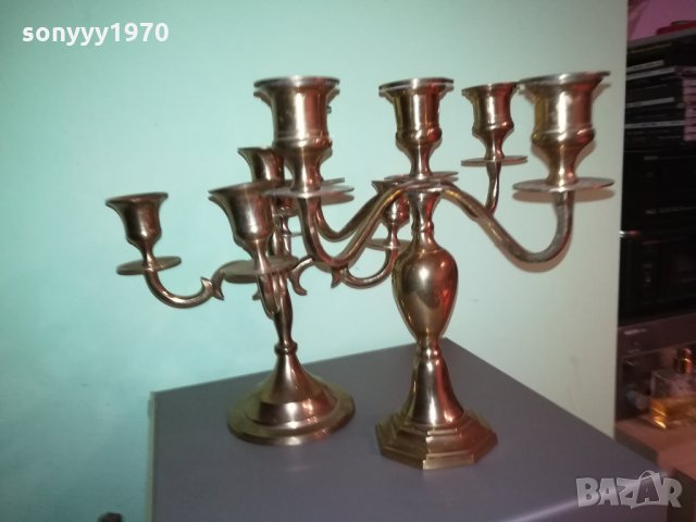GOLD-СВЕЩНИЦИ ОТ ШВЕЦИЯ 2412210917, снимка 3 - Антикварни и старинни предмети - 35232079