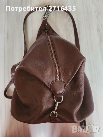 Дамска раница ,от естествена кожа 