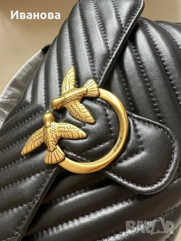 Дамска чанта Pinko модел Love Lady Puff Classic, снимка 6 - Чанти - 48471483