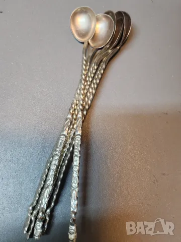 черпак за сос  ( 2 броя) + малко черпаче и 6 дълги "осукани" лъжички , снимка 6 - Прибори за хранене, готвене и сервиране - 40054648