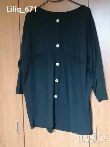 блуза с копчета на гърба 
