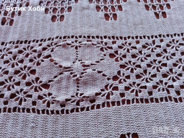 Уникално плетено покривало 200 х 140см. , снимка 5 - Декорация за дома - 32191303