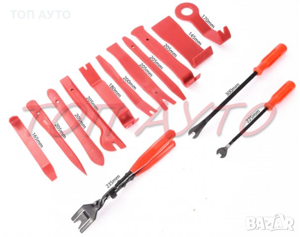 Комплект 19 Части За Разглобяване Интериора Сваляне На Тапицерия На МПС, снимка 4 - Аксесоари и консумативи - 30266595