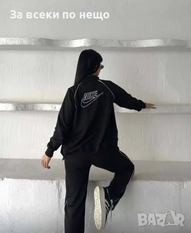 Nike Дамски Спортен Комплект С Гумирано Лого🔝Дамски Спортен Екип Найк - Различни Цветове Код PAO-30, снимка 3 - Спортни екипи - 56132295