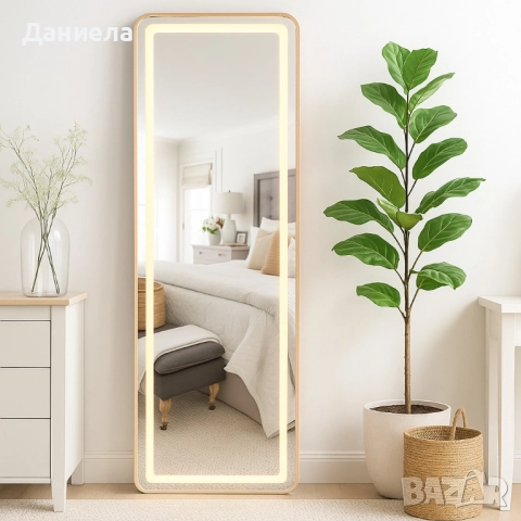 Луксозно огледало с LED рамка, снимка 5 - Огледала - 51760821