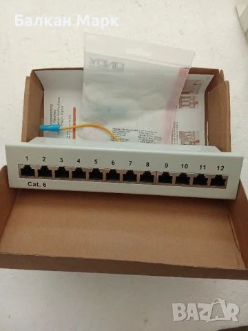 Пач панел Cat.6 – 12 порта (kwmobile)