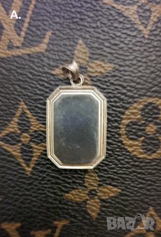 Сребърна Света Богородица, снимка 2 - Колиета, медальони, синджири - 52928980