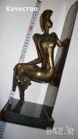 Бронзова скулптура , снимка 5 - Статуетки - 35418251