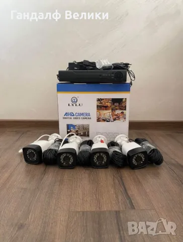 ВИДЕОНАБЛЮДЕНИЕ С 4 КАМЕРИ FULL АHD, снимка 6 - Комплекти за видеонаблюдение - 49324565