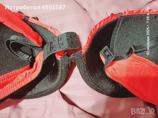 Червен сутиен с прашки, снимка 13 - Бельо - 52698244