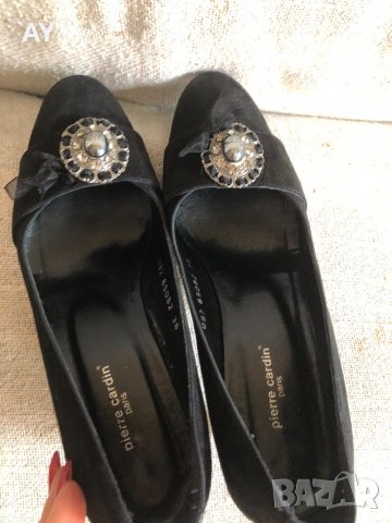 Дамски обувки естествен велур Pierre Cardin, снимка 3 - Дамски елегантни обувки - 31285258
