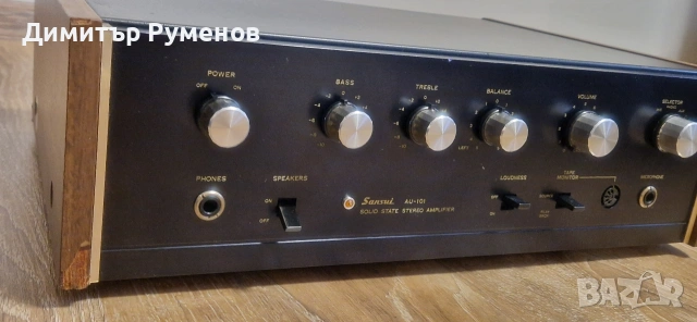 Усилвател Sansui AU-101 Amplifier Vintage, снимка 2 - Ресийвъри, усилватели, смесителни пултове - 53300194