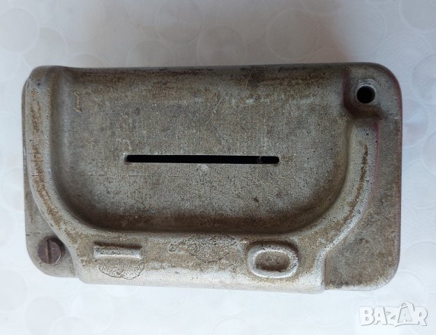 Стара метална спестовна касичка, каса, метал, рядка, снимка 2 - Антикварни и старинни предмети - 42612968