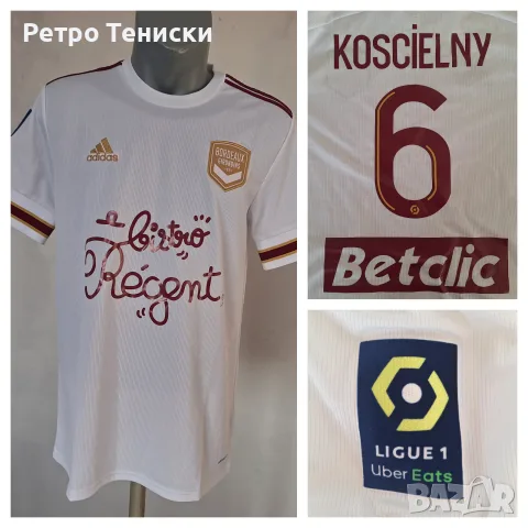 Тениска Bordeaux Girondins — Гостуващ (Koscielny #6) adidas — Мъже размер M Бяло (сезон 2020)