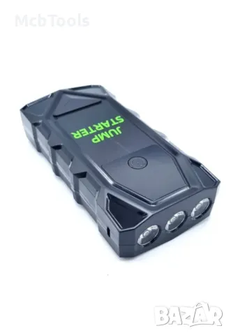 Мултифункционален автомобилен стартер Jump Starter 18000mAh, 12V, Максимален ток 2000A, снимка 3 - Аксесоари и консумативи - 47429691