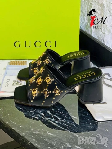 чехли на ток gucci , снимка 3 - Чехли - 51303598