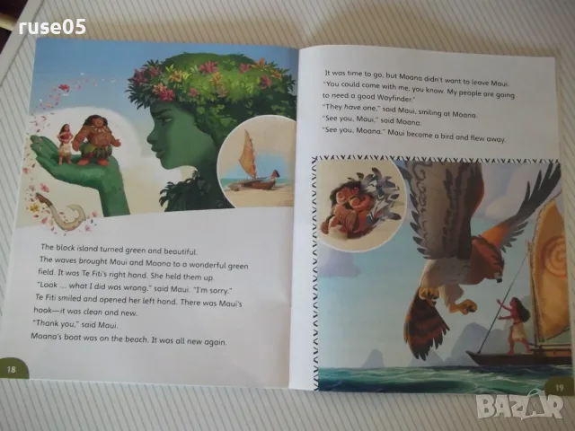 Книга"Disney Moana-Pearson English Kids Readers Level 4"-32с, снимка 5 - Чуждоезиково обучение, речници - 56053518