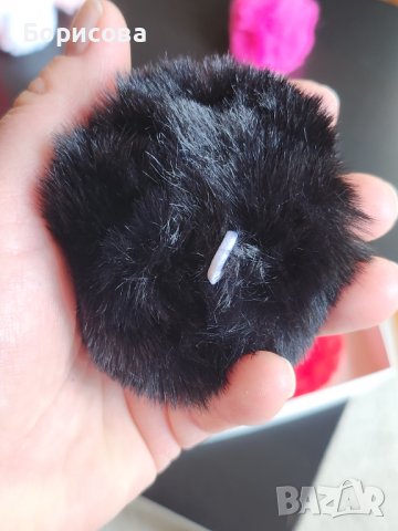 Комплект 6 броя помпони  за шапки 10см, снимка 6 - Други - 38342430