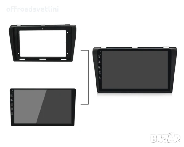 Мултимедия Android CarPlay за Mazda 3 2003–2009 Камера за заден ход, снимка 8 - Аксесоари и консумативи - 50891564