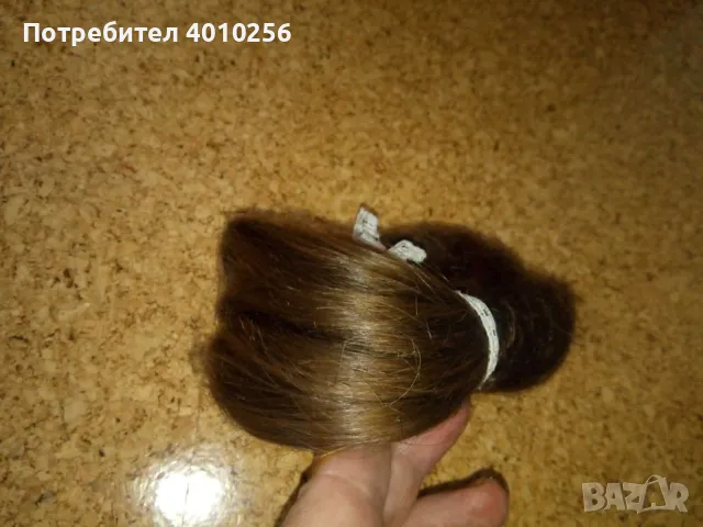 ЕСТЕСТВЕНА КОСА БЪЛГАРСКА СВЕТЛОКЕСТЕНЯВА, снимка 2 - Аксесоари за коса - 48993817