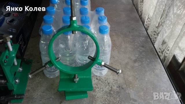 ЛЮНЕТ НЕПОДВИЖЕН - самоделен за малки универсални стругове СЕ 280/610 и др.