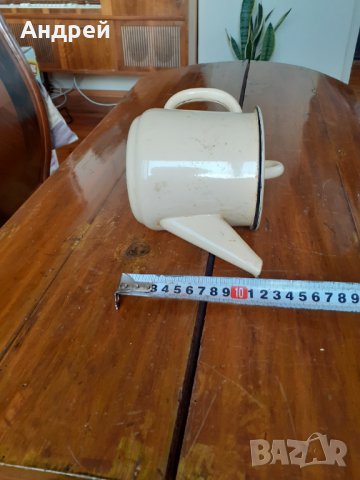 Стар емайлиран чайник #21, снимка 6 - Други ценни предмети - 31319638