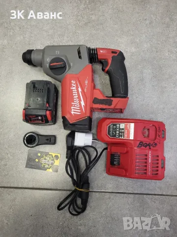 перфоратор Milwaukee M18 FH + прахоуловител