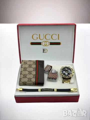 подаръчни комплекти gucci calvin klein fendi emporio armani puma lacoste boss, снимка 13 - Подаръци за мъже - 51450908