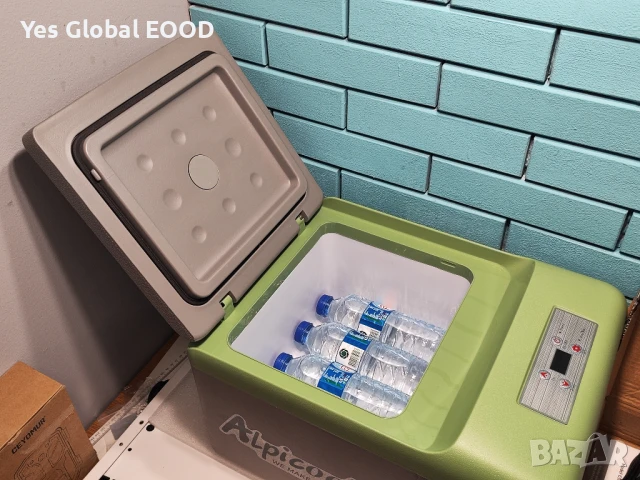 Alpicool C9PT 9L мини хладилник с компресор – охлажда до -20°C, снимка 3 - Хладилници - 51341119