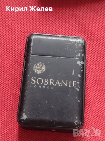 МЕТАЛНА ЗАПАЛКА SOBRANIE LONDON РАБОТИ МНОГО КРАСИВА СТИЛЕН ДИЗАЙН 7449