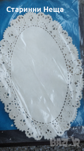 Ретро Соц стари големи дантелени салфетки  , снимка 3 - Антикварни и старинни предмети - 44586869