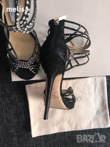 Jimmy Choo Diva  Сандали Оригинал С кристали, снимка 3 - Сандали - 52165346