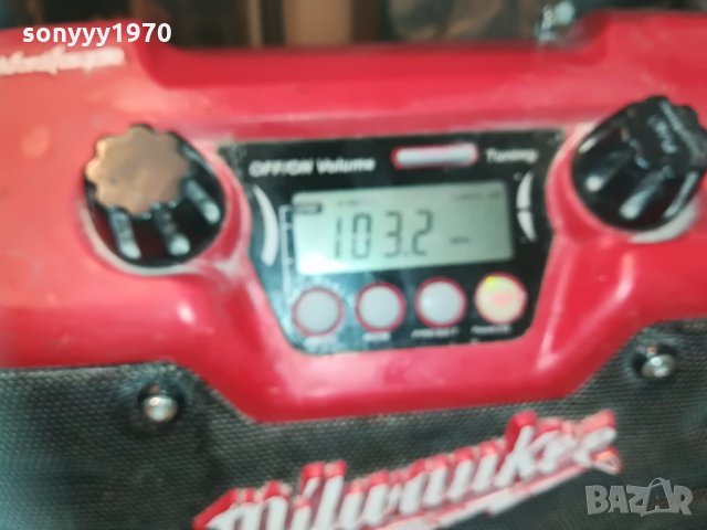 milwaukee-строително радио-внос англия, снимка 11 - Радиокасетофони, транзистори - 30068480