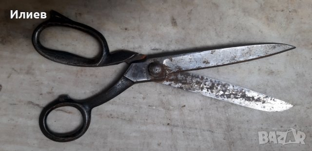 Голяма възрожденска кована ножица. Стара ножица Solingen, снимка 11 - Други ценни предмети - 40873511