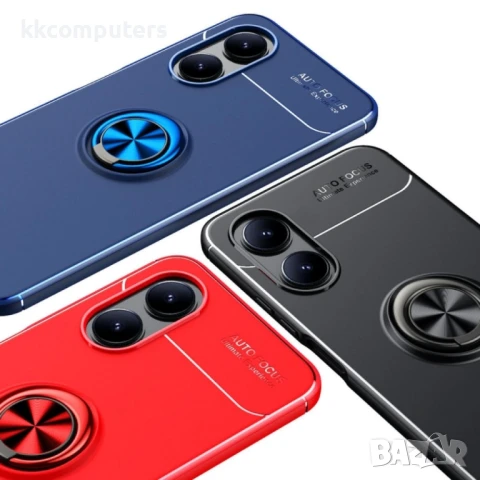 OPPO A17 Удароустойчив Metal Ring Калъф и Протектор, снимка 8 - Калъфи, кейсове - 50784157