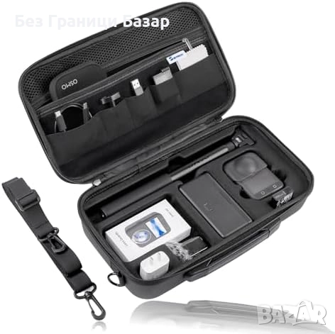 Нова пътна чанта Кейс за DJI Osmo 360 с място за селфи стик и аксесоари