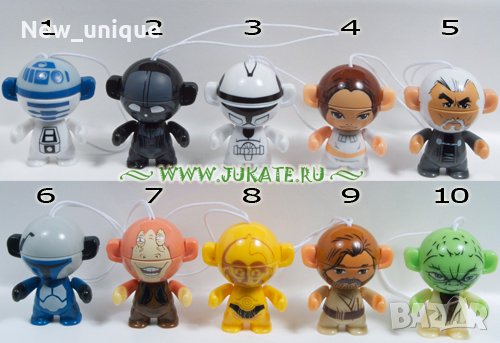 Киндер играчки Star wars Twistheads (2012), снимка 2 - Колекции - 29145371