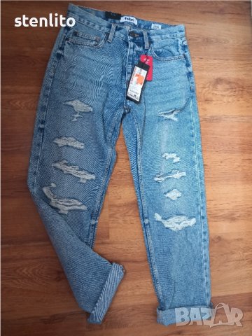 Нови мъжки дънки с накъсан ефект, снимка 2 - Дънки - 44600355