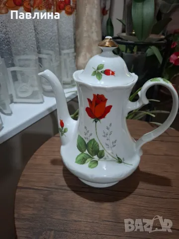 Баварски чайник с роза, снимка 8 - Аксесоари за кухня - 49888833