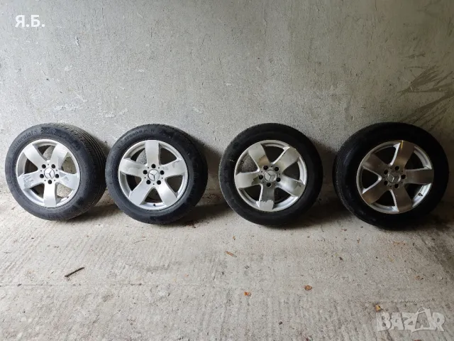 Оригинални джанти с гуми Continental за Мерцедес, снимка 9 - Гуми и джанти - 49646960