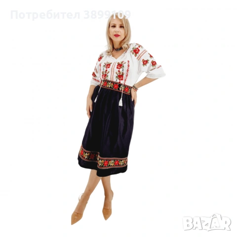 Традиционен дамски костюм + колан, снимка 2 - Други - 54237149